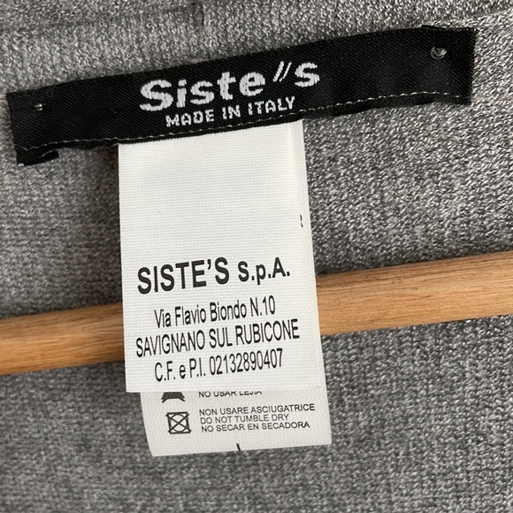 Gray Italian Siste’s Cardigan, Made From Angora - Picture 2 of 4